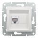 Розетка RJ45 Cat 6 UTP без рамки біла Asfora Schneider Electric EPH4770121 EPH4770121 фото 1