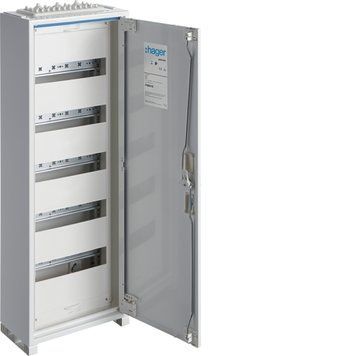 Щит Univers 60 модулів навісний, металевий, IP44 800x300x161мм Hager FWB51S FWB51S фото