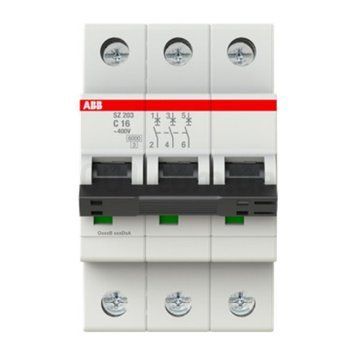 Автоматичний вимикач SZ203-C16 6кА ABB 2CDS253025R0164 2CDS253025R0164 фото