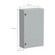 Шафа навісна CRN IP66 1000Х600Х250 Schneider Electric NSYCRN106250P NSYCRN106250P фото 2