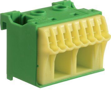 KN10E QuickConnect PE-клема 2x16мм&sup2;+8x4мм&sup2; Hager KN10E фото