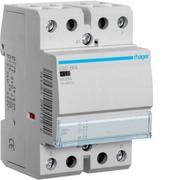 Контактор 63A, 2НЗ, 230В, Hager ESC264 ESC264 фото