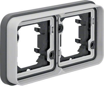Рамка 2-постова сіра IP55 W.1 Berker 13293505 13293505 фото