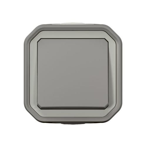 Перемикач 1-клавішний накладний сірий IP55 Plexo Legrand 069711L 069711L фото