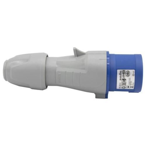 Вилка прямая 16A 2К+З 230В IP44 P17 Tempra Pro 555124 555124 фото