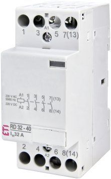 Контактор модульний RD 32-40 230V AC/DC ETI 2464078 2464078 фото