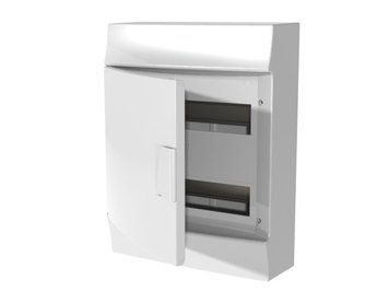 Щит Mistral зовнішній 24 модулі білі двері ABB 1SLM004102A3105 1SLM004102A3105 фото