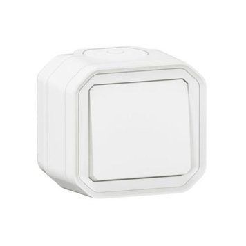 Перемикач 1-клавішний накладний білий IP55 Plexo Legrand 069751L 069751L фото