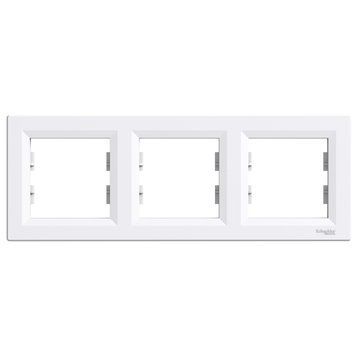 Рамка 3-постовая белая Asfora Schneider Electric EPH5800321 EPH5800321 фото
