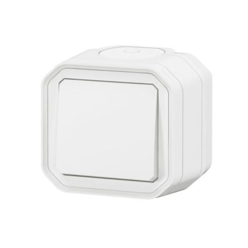 Перемикач 1-клавішний накладний білий IP55 Plexo Legrand 069751L 069751L фото