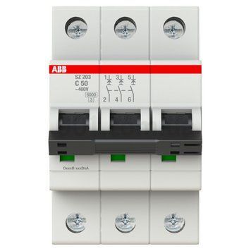 Автоматичний вимикач SZ203-C50 6кА ABB 2CDS253025R0504 2CDS253025R0504 фото