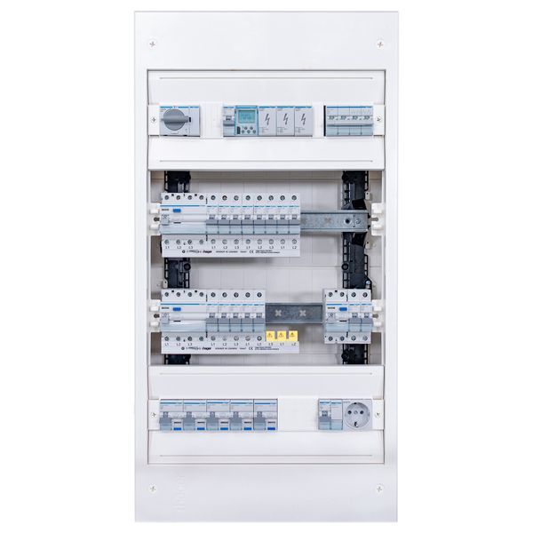 Щит навесной 72 модуля прозрачная дверь Hager VEGA VB418TB VB418TB фото