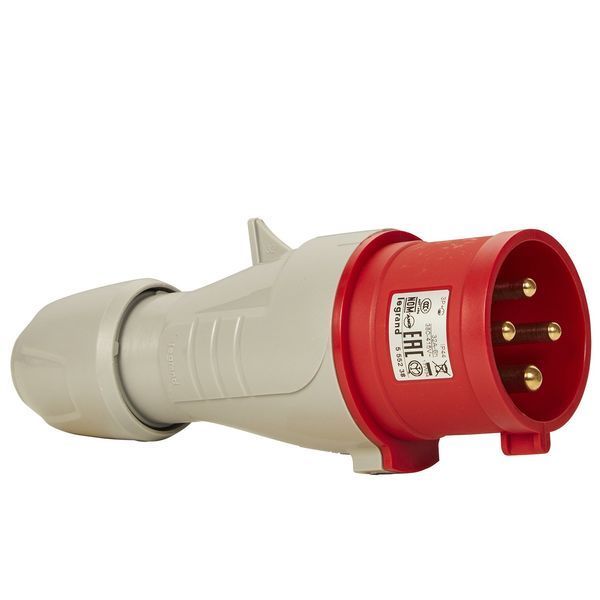 Вилка прямая 32A 3К+З 415В IP44 P17 Tempra Pro 555238 555238 фото