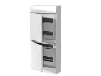 Щит Mistral зовнішній 48 модулів білі двері ABB 1SLM004102A3108 1SLM004102A3108 фото