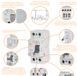 Реле диференційне ПЗВ 4р EFI6-P4 63/0,03 тип AC (6kA) ETI 2061653 2061653 фото 2