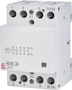 Контактор модульний RD 63-40 24V AC/DC ETI 2464027 2464027 фото