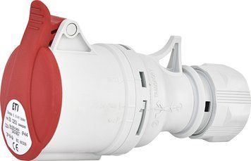 Розетка кабельная ES-3253 32A, 400V, 3P+N+PE IP44 ETI 4482005 4482005 фото