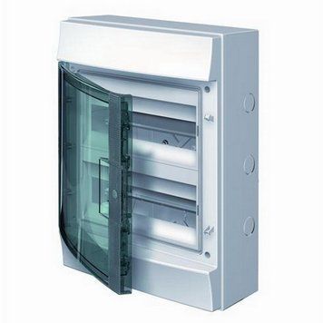 Щит Mistral IP65 зовнішній 24 модулі прозорі двері ABB 1SLM006501A1204 1SLM006501A1204 фото