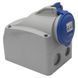 Розетка накладная 32A 2К+З 230В IP44 P17 Tempra Pro 555254 555254 фото 1