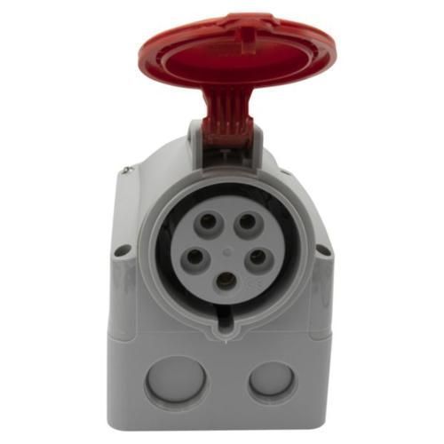 Розетка накладная 32A 3К+Н+З 415В IP44 P17 Tempra Pro 555259 555259 фото