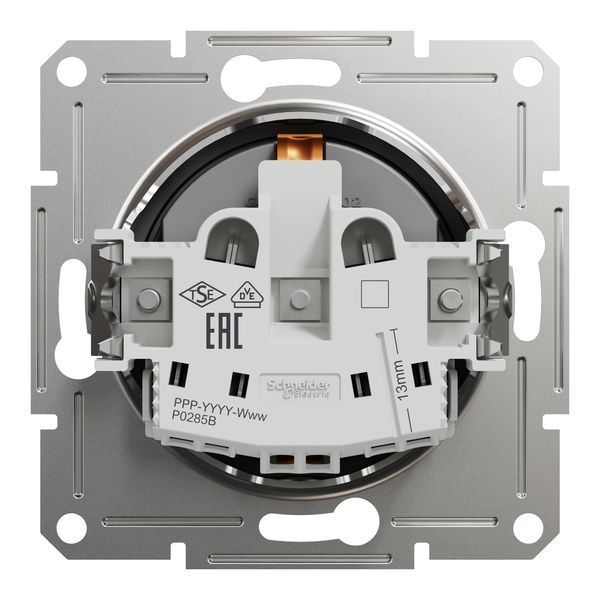 Розетка з з/к антрацит Asfora Schneider Electric EPH2900171 EPH2900171 фото