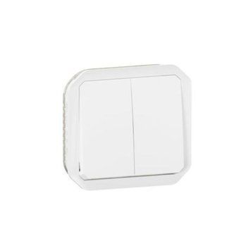 Перемикач 2-клавішний механізм білий IP55 Plexo Legrand 069625L 069625L фото