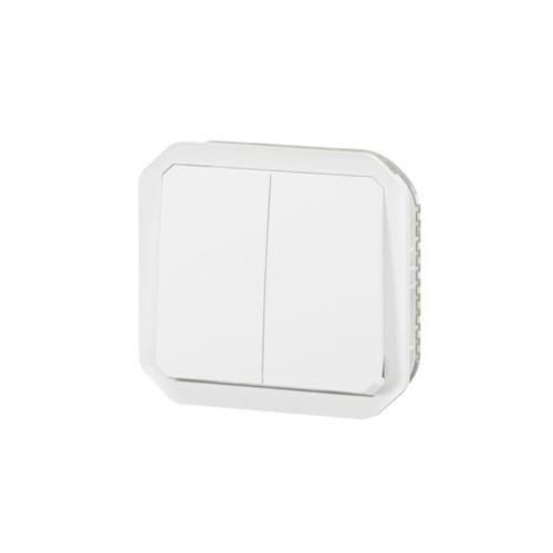 Переключатель 2-клавишный механизм белый IP55 Plexo Legrand 069625L 069625L фото
