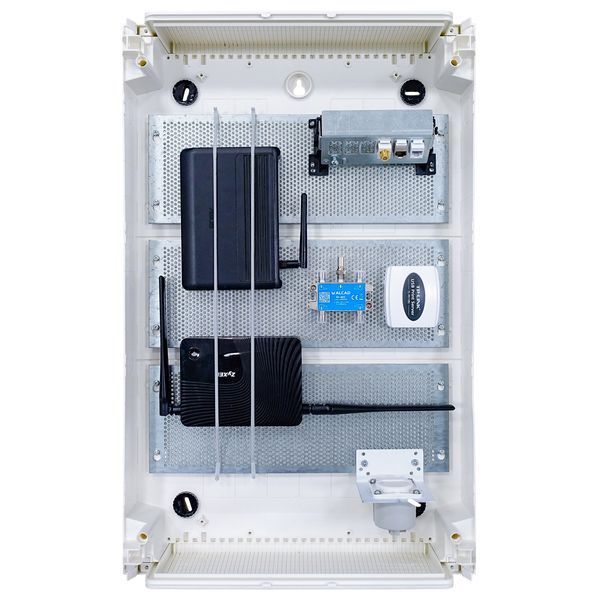Щит навесной 3 ряда для ММ-оборудования белая дверь Hager VEGA VB318MP VB318MP фото