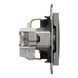 Розетка з з/к і шторками антрацит Asfora Schneider Electric EPH2900271 EPH2900271 фото 3